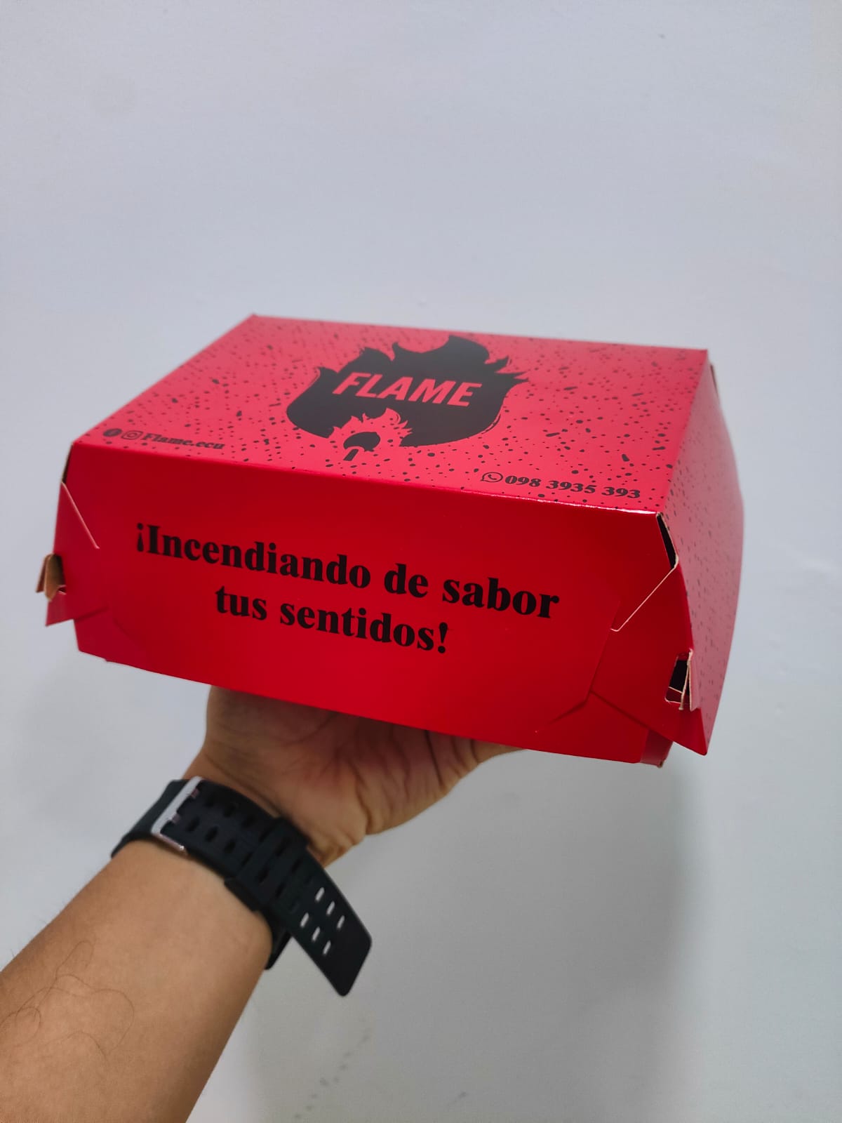 Cajas de hamburguesas